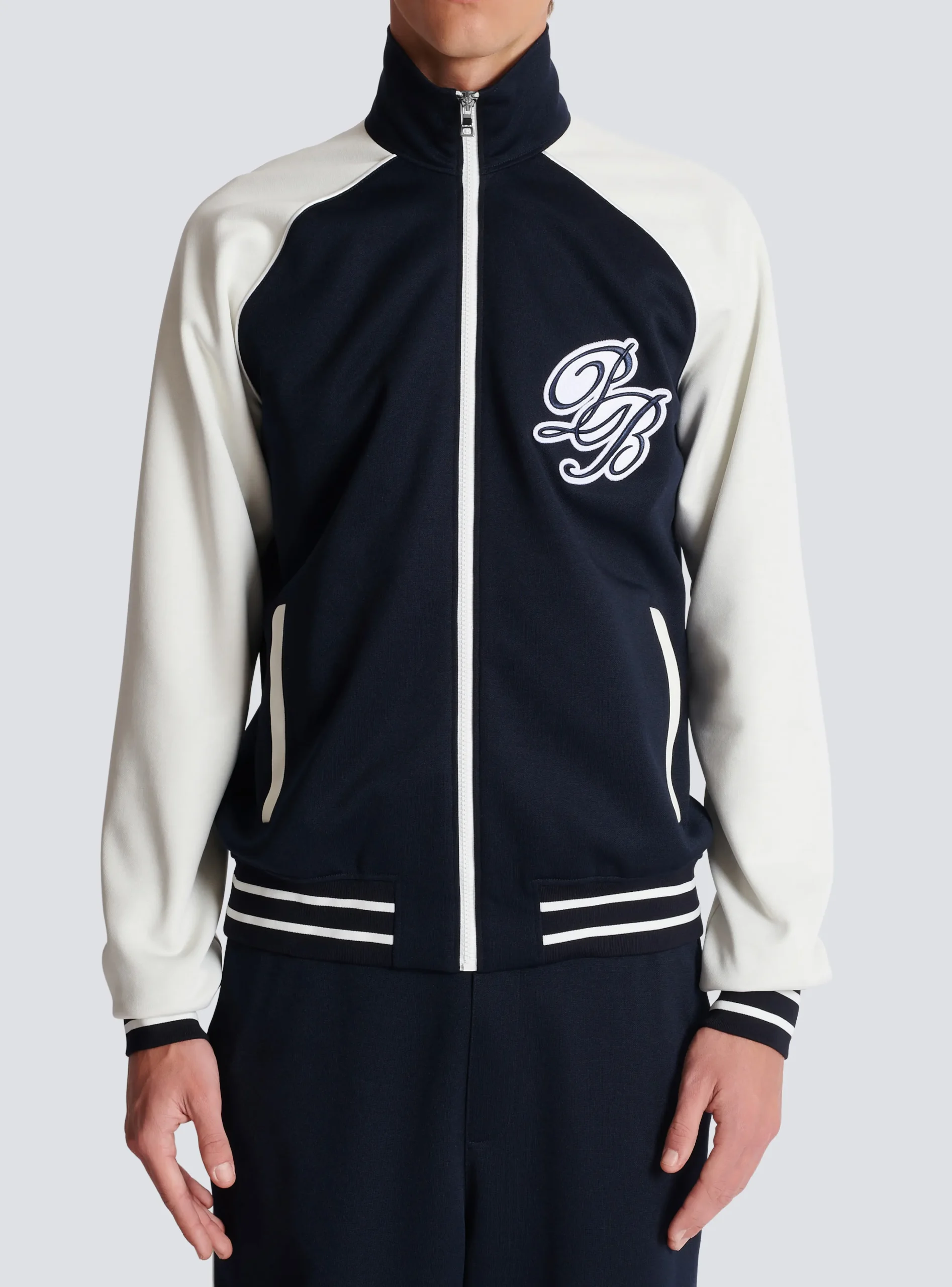 PB Signature Track Jacket-Balmain Fashion