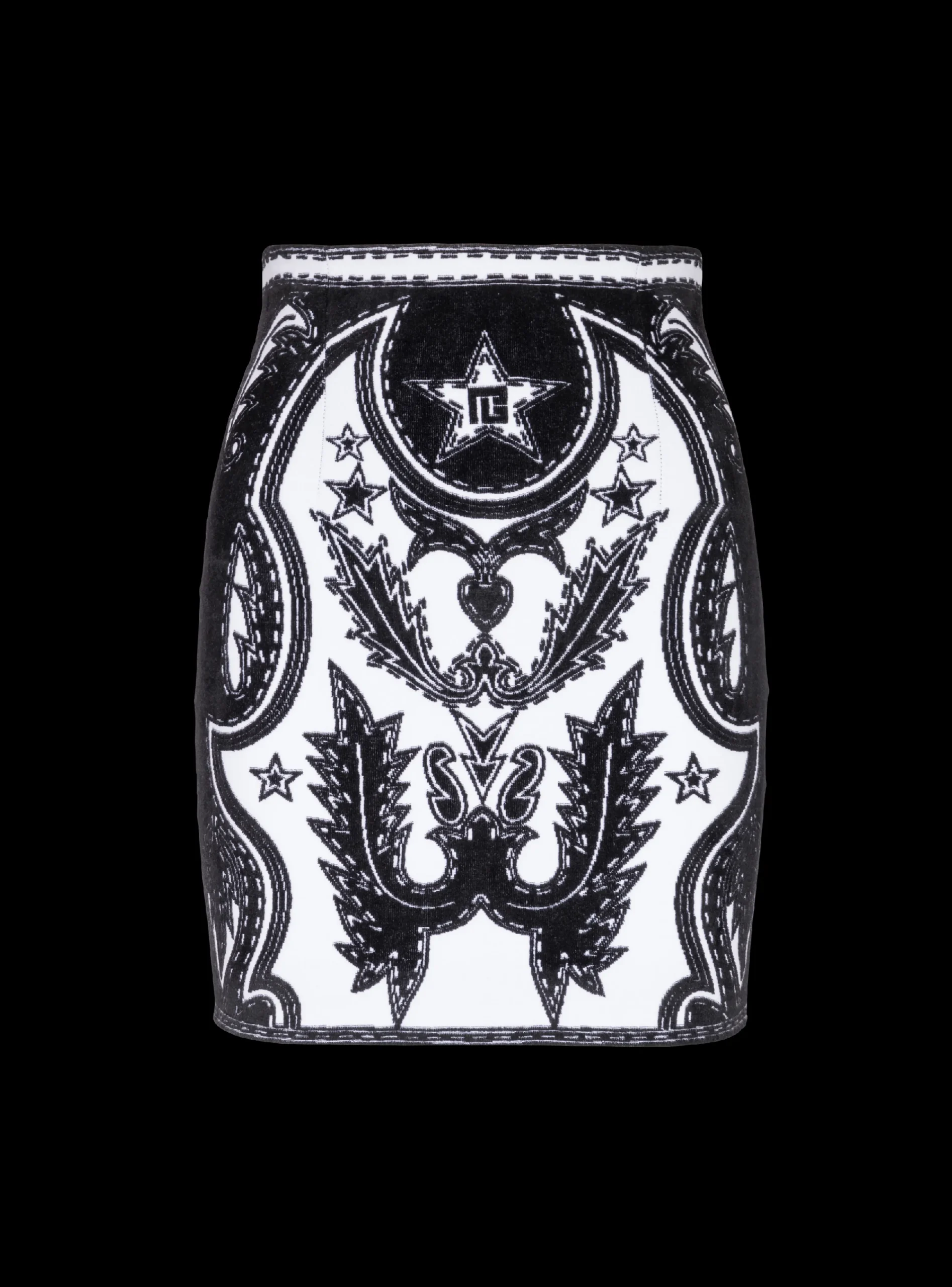 PB Western Short Skirt-Balmain Best Sale