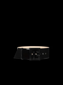 P-Belt In Patent Leather-Balmain Shop