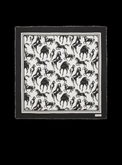 Pierre Horse Print Silk Square-Balmain Cheap