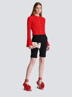 Pleated Knit Cardigan-Balmain Fashion