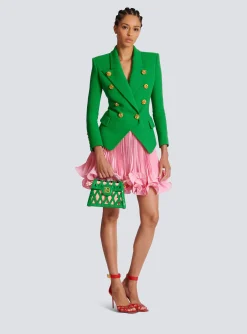 Pleated Skirt With Ruffles-Balmain New