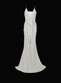 Polka Dots Printed Maxi Dress-Balmain Best