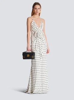 Polka Dots Printed Maxi Dress-Balmain Best