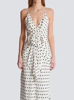 Polka Dots Printed Maxi Dress-Balmain Best