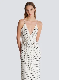 Polka Dots Printed Maxi Dress-Balmain Best