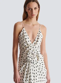 Polka Dots Printed Maxi Dress-Balmain Best