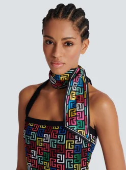 Pop Monogram Printed Bandana-Balmain Sale