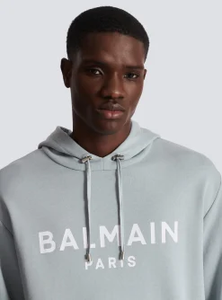 Printed Paris Hoodie-Balmain Outlet