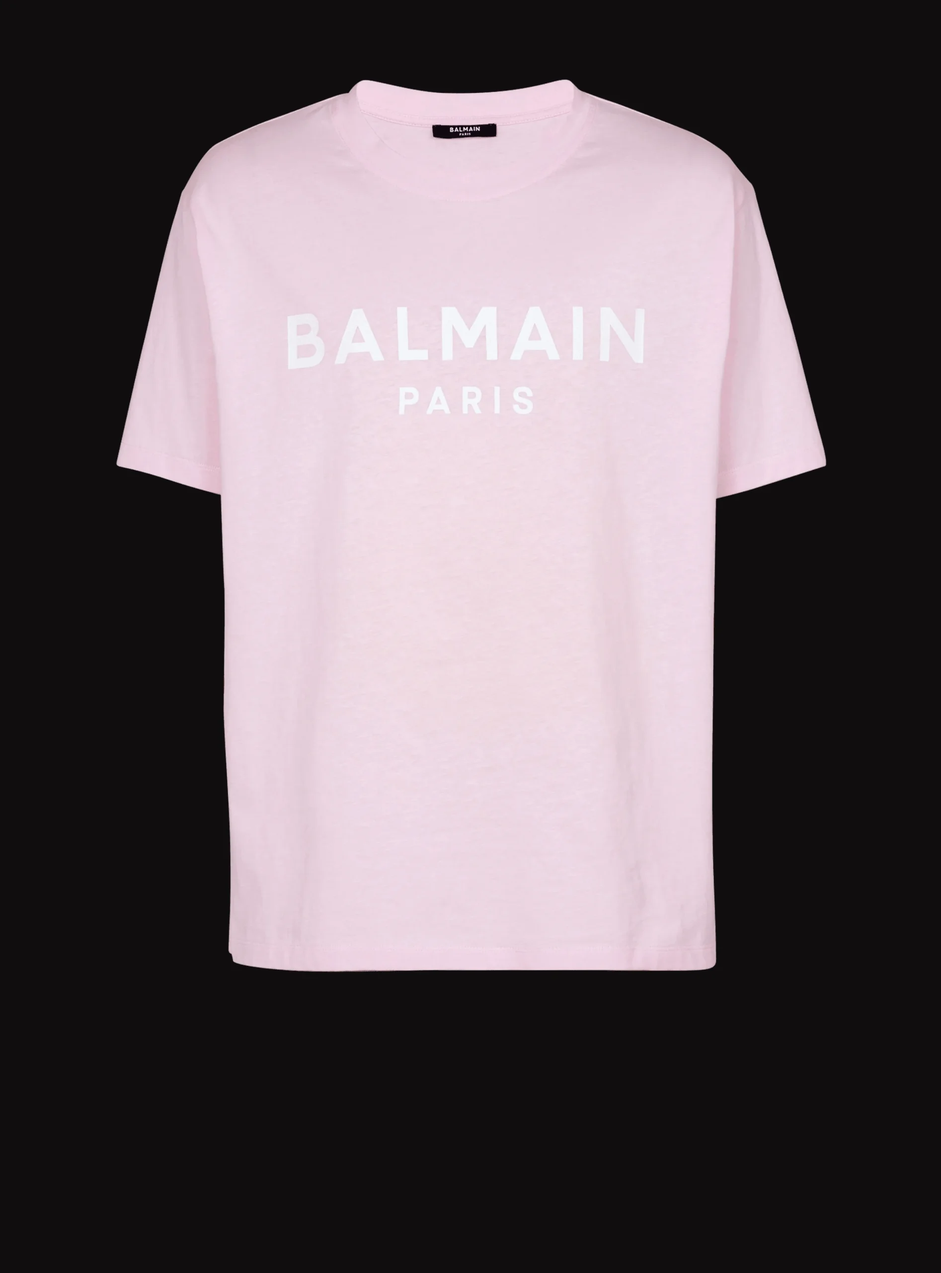 Printed Paris Short-sleeved T-shirt-Balmain Online