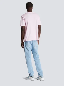 Printed Paris Short-sleeved T-shirt-Balmain Online