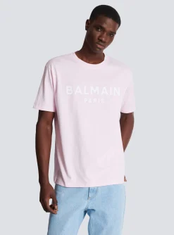 Printed Paris Short-sleeved T-shirt-Balmain Online