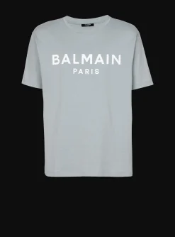 Printed Paris Short-sleeved T-shirt-Balmain Shop