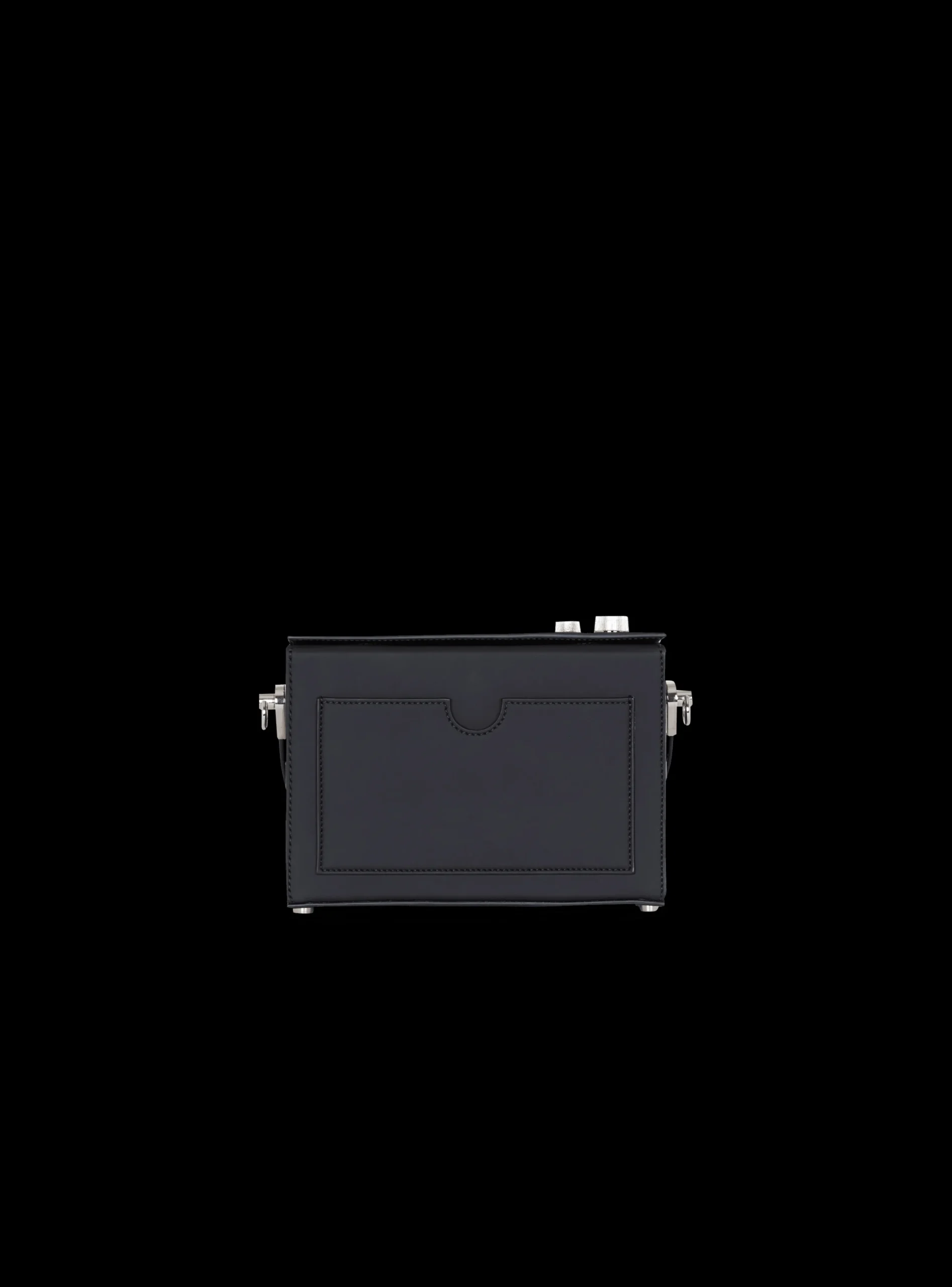 Radio Rubber-effect Leather Bag-Balmain Flash Sale