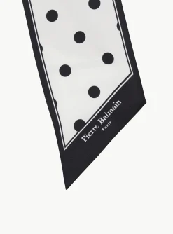 Roses And Polka Dots Printed Bandana-Balmain Best