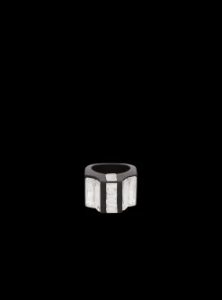 Resin And Rhinestone Ring-Balmain Sale