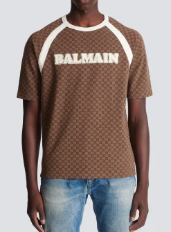 Retro Mini Monogram T-shirt-Balmain Cheap