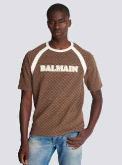 Retro Mini Monogram T-shirt-Balmain Cheap