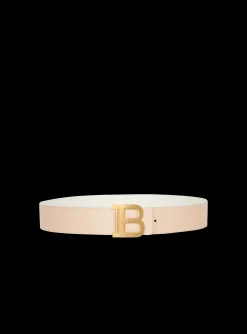 Reversible Leather B-Belt-Balmain Best Sale