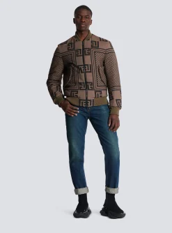 Reversible Mini Monogram Bomber Jacket-Balmain Cheap