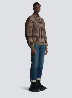 Reversible Mini Monogram Bomber Jacket-Balmain Cheap