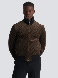 Reversible Mini Monogrammed Bomber-Balmain Cheap