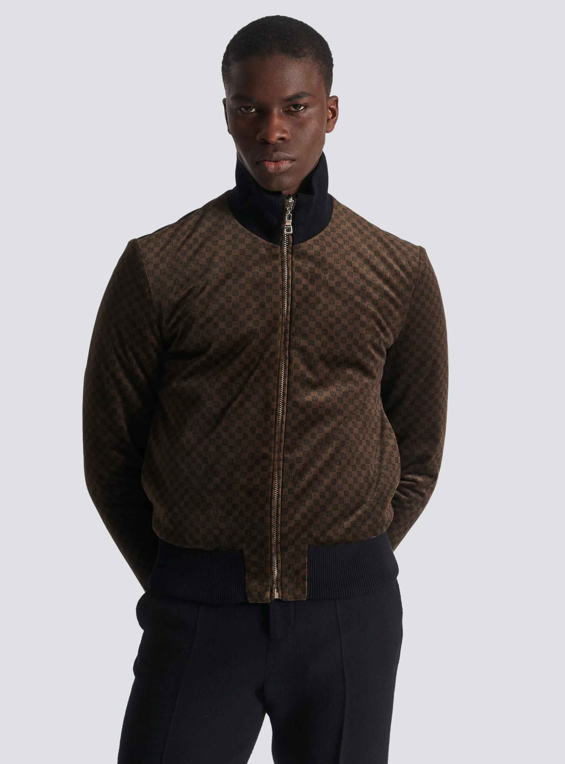 Reversible Mini Monogrammed Bomber-Balmain Cheap