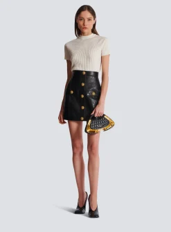 Ribbed Knit Top-Balmain Hot