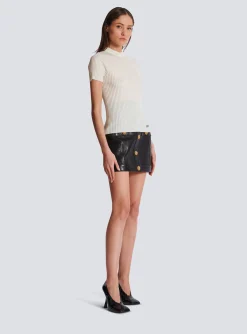 Ribbed Knit Top-Balmain Hot