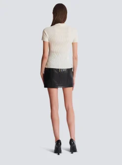 Ribbed Knit Top-Balmain Hot