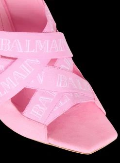 Ruby Mules With Vintage Straps-Balmain Online