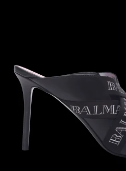 Ruby Mules With Vintage Straps-Balmain Outlet