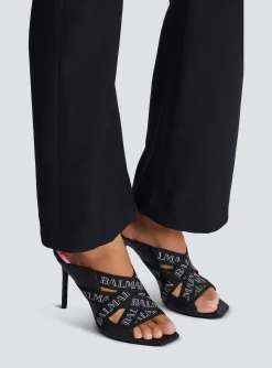 Ruby Mules With Vintage Straps-Balmain Outlet