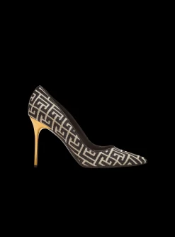 Ruby Stilettos With Jacquard Monogram-Balmain Shop