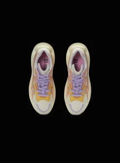 Run-Row Leather And Nylon Trainers-Balmain Store