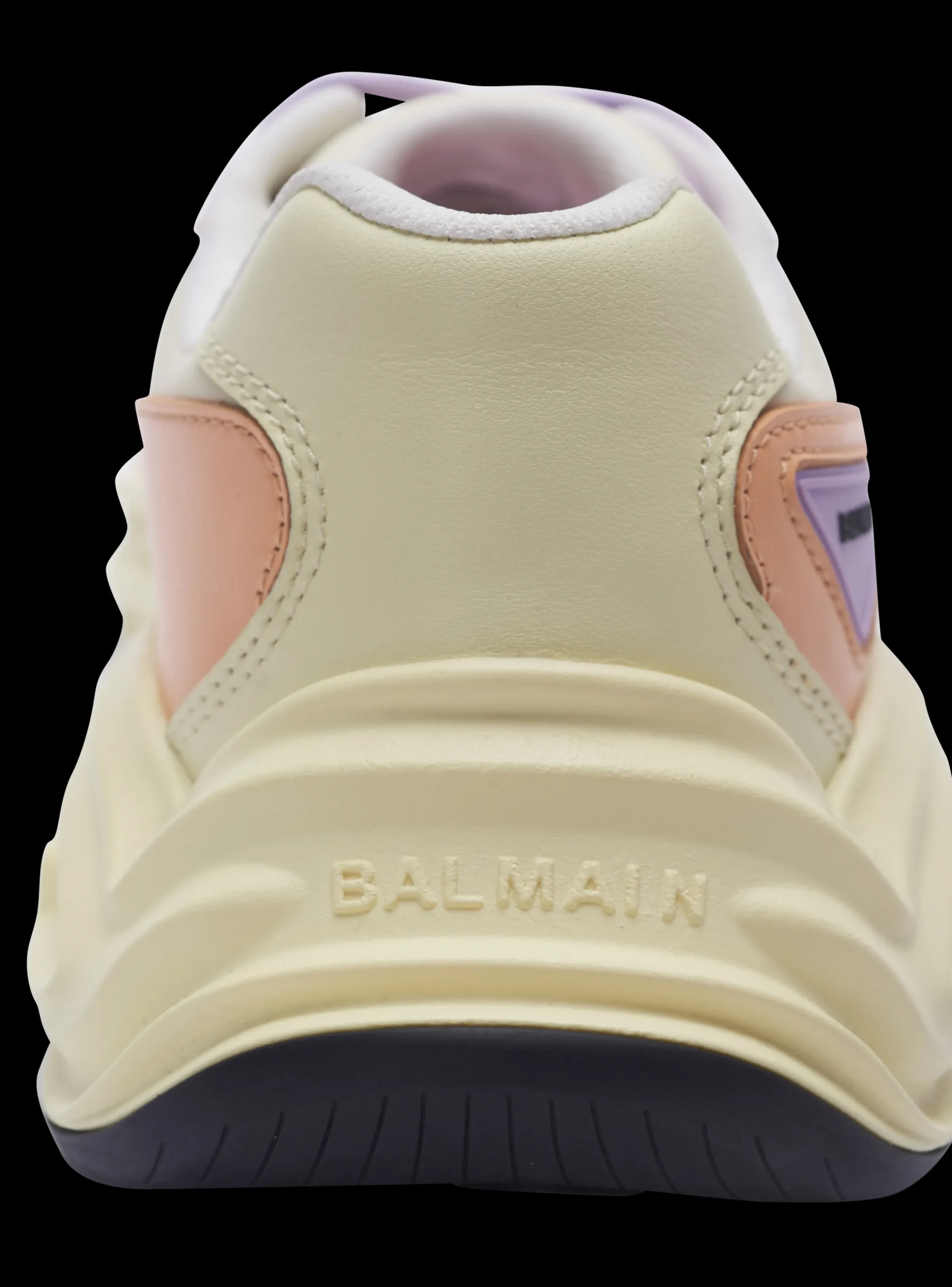 Run-Row Leather And Nylon Trainers-Balmain Store