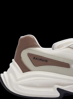 Run-Row Leather And Nylon Trainers-Balmain Online