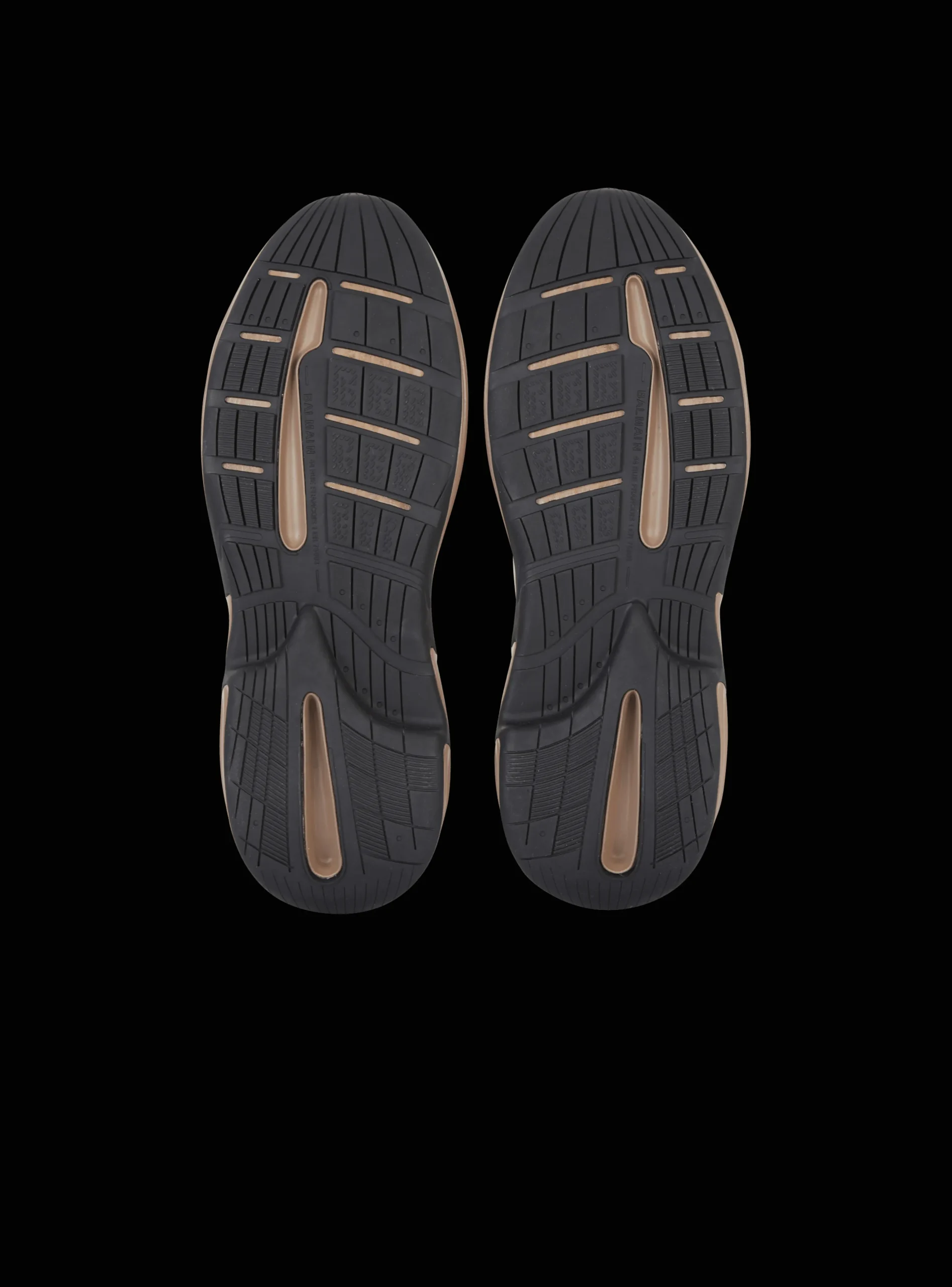 Run-Row Leather Trainers-Balmain Flash Sale