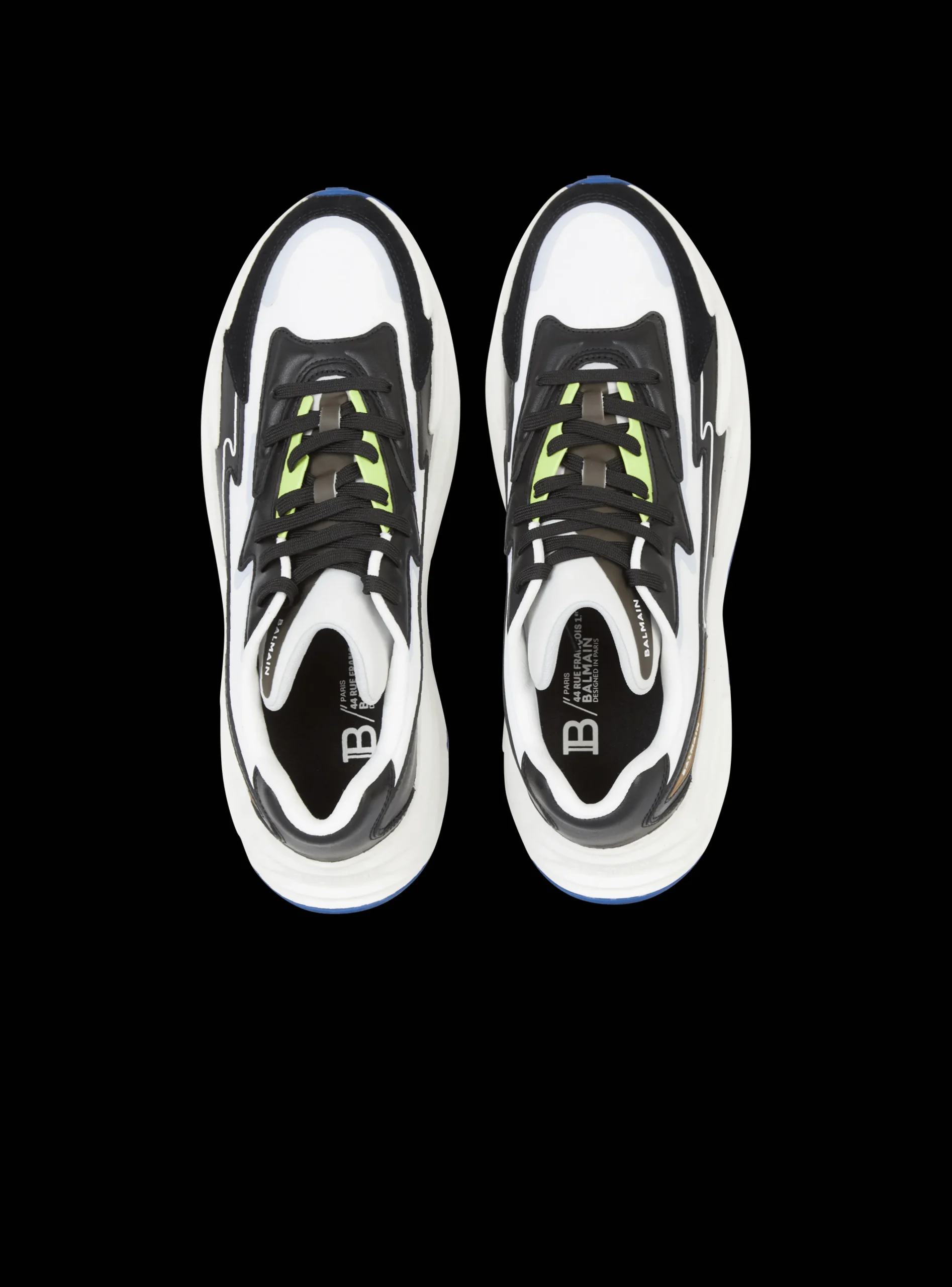 Run-Row Leather Trainers-Balmain Shop