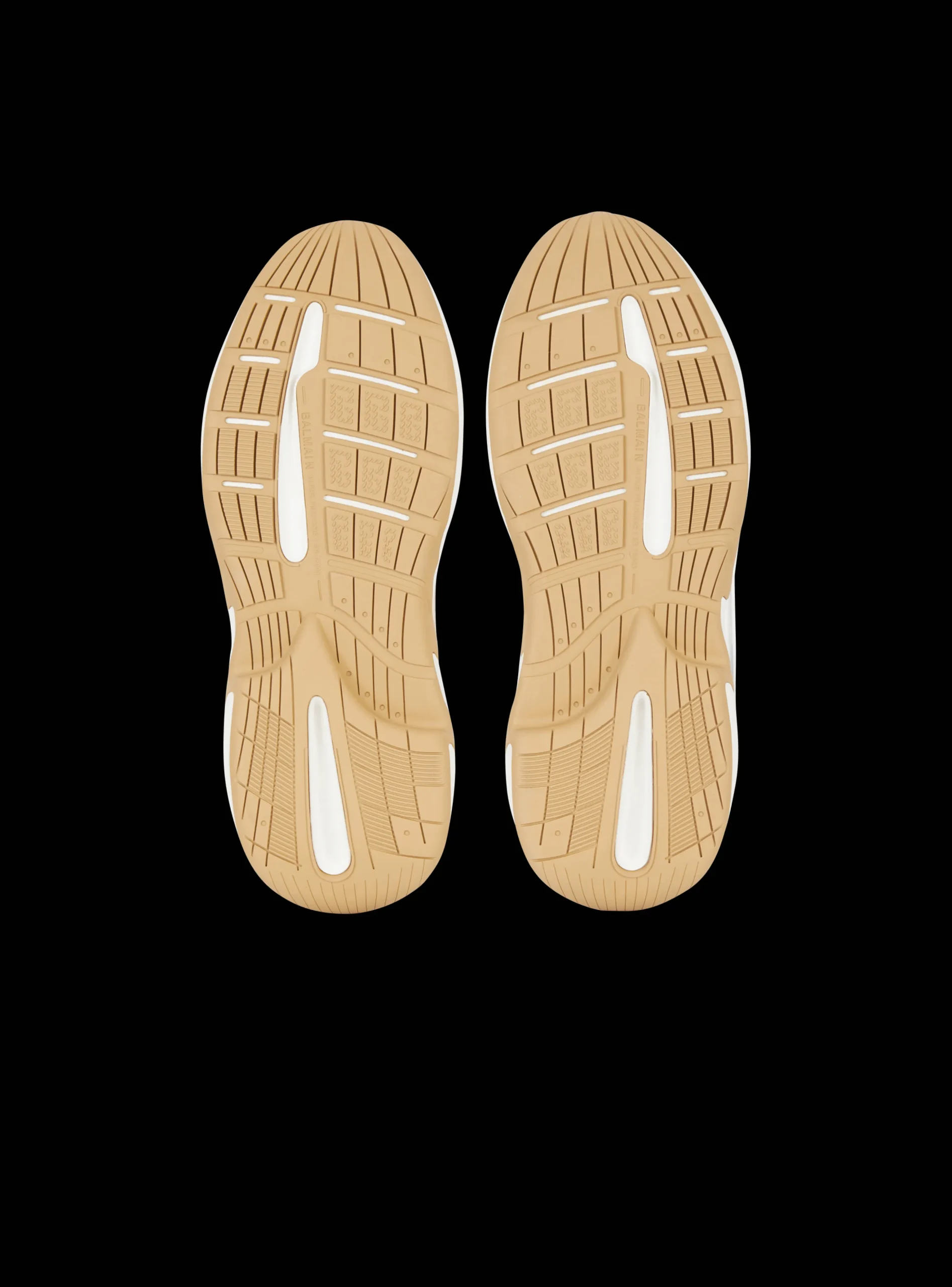 Run-Row Leather Trainers-Balmain Discount