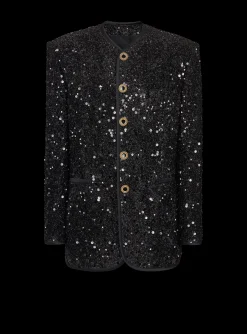 Sequinned Lurex Jacket-Balmain New