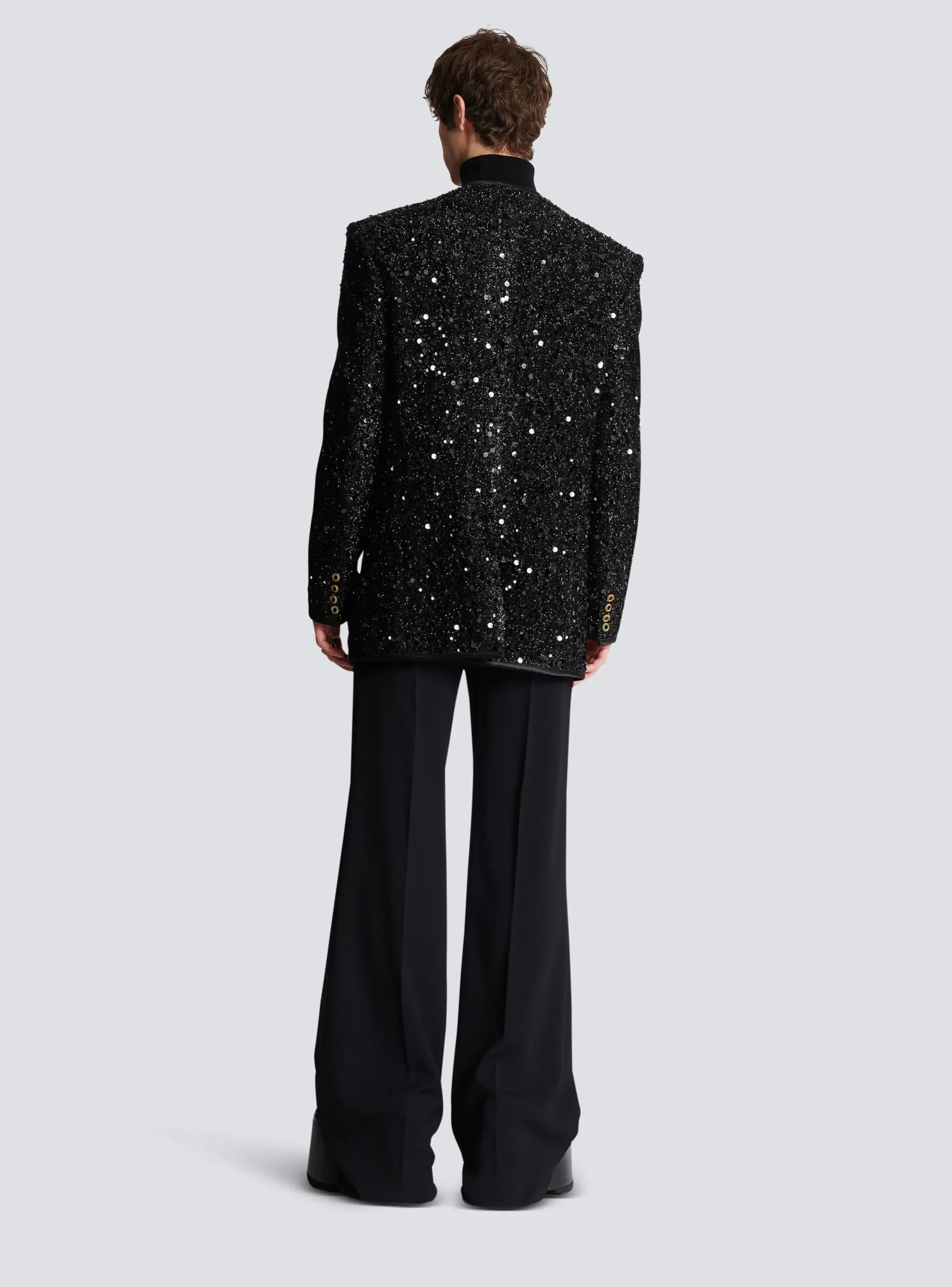 Sequinned Lurex Jacket-Balmain New