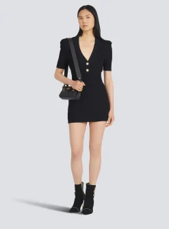 Short Eco-designed Knit Dress-Balmain Cheap