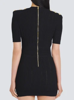 Short Eco-designed Knit Dress-Balmain Cheap