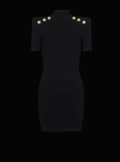 Short Knit Dress-Balmain Sale