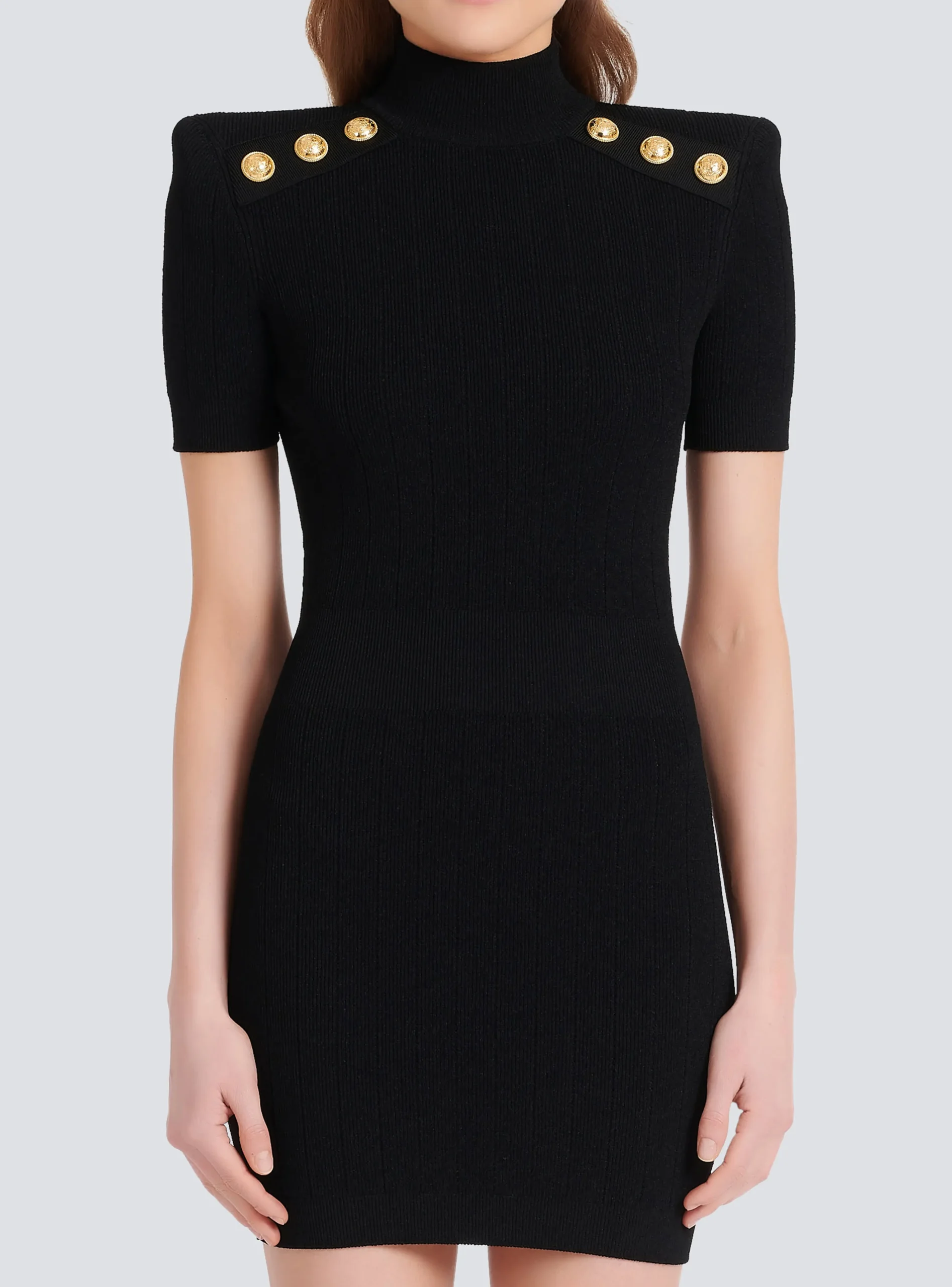 Short Knit Dress-Balmain Sale