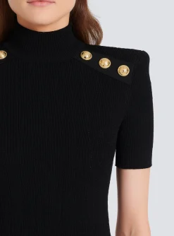 Short Knit Dress-Balmain Sale