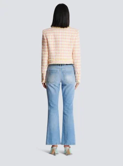 Short Miami Tweed Jacket-Balmain Store
