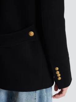 Short Military-style Coat-Balmain Outlet