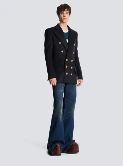 Short Military-style Coat-Balmain Sale
